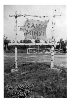 Camp Minsi sign at Lake Tobyhanna