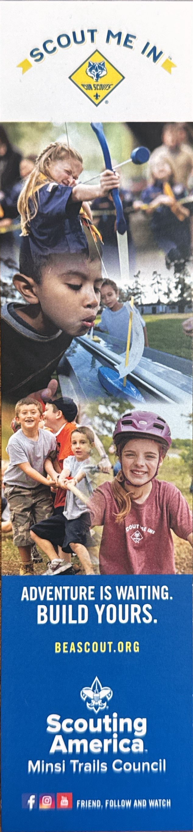 Scout Me In Bookmark