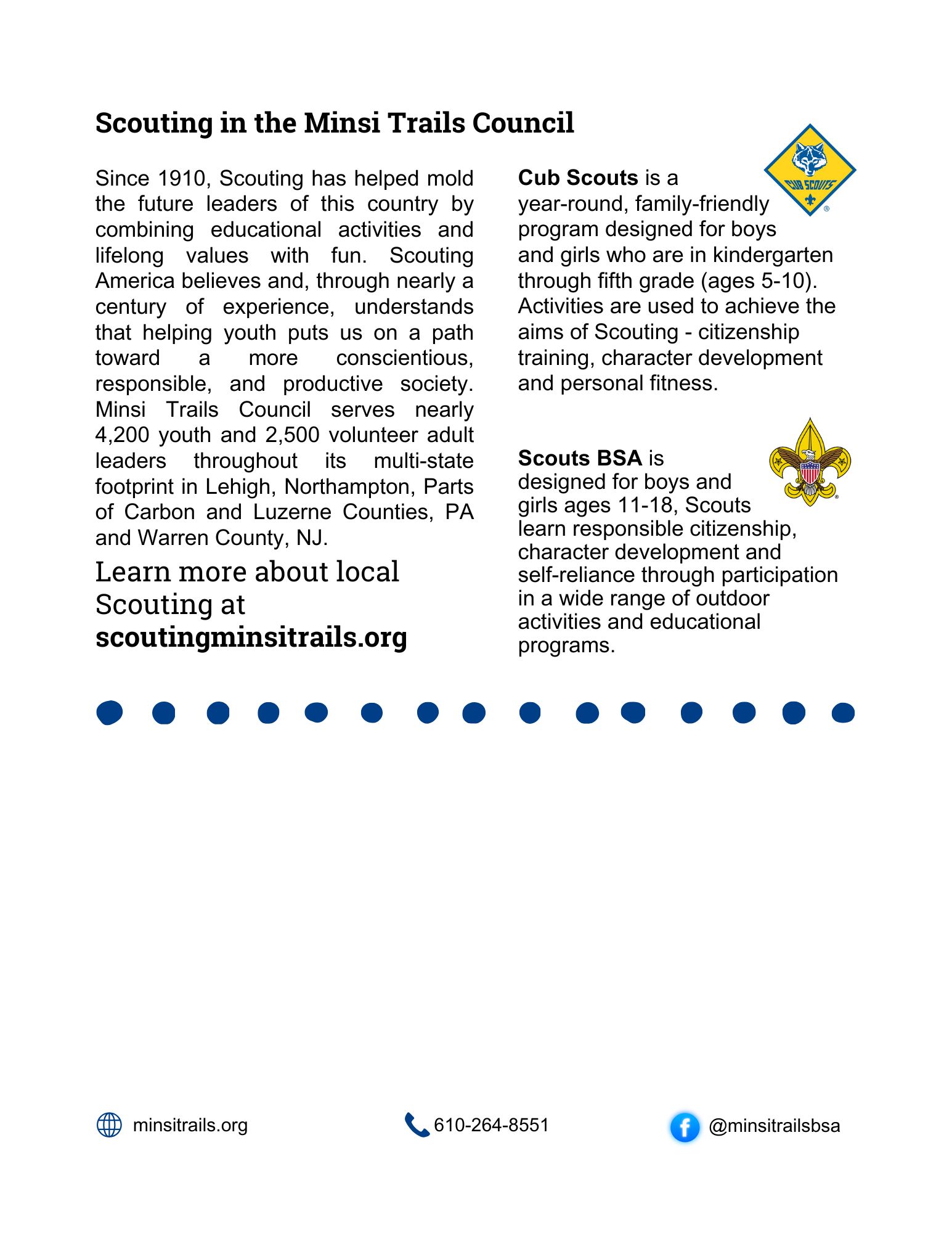 Scout Me In Flyer - Back