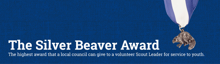 Silver Beaver Awards banner