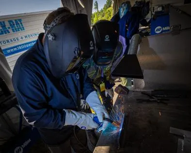 Welding at National Jamboree